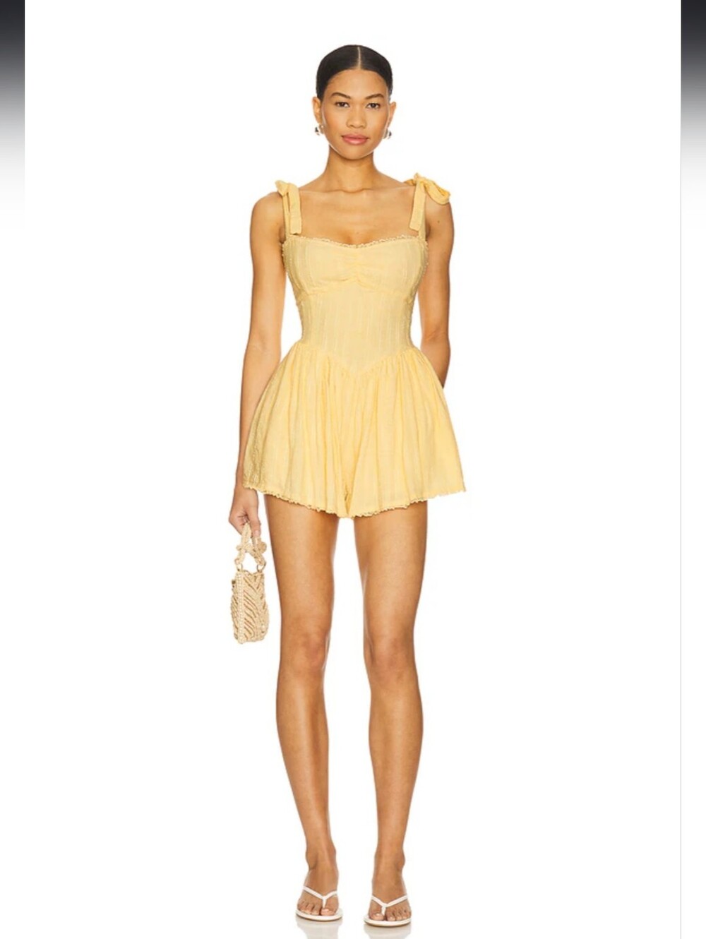 Regal Romper in Lemonade